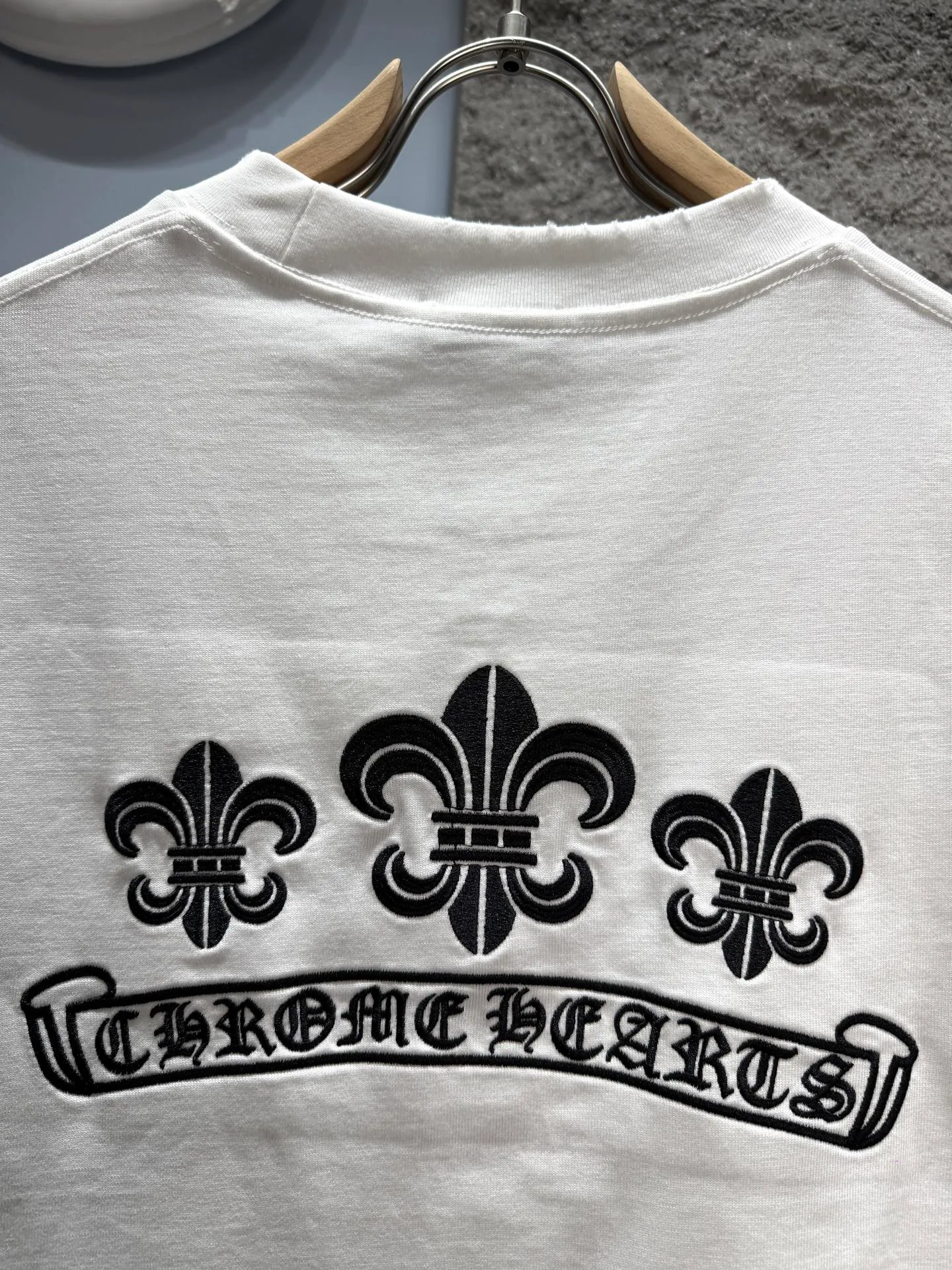 Chrome Hearts* ‼️ T ® 🖤 ! ！ g ， ， T ， ， ， logo ➕ ， ， 。 ⚠️ ： ⚠️EE 26025 Same Style 𝐂𝐎𝐋𝐎𝐔𝐑：White Black 𝐒𝐈𝐙𝐄：S-Xl